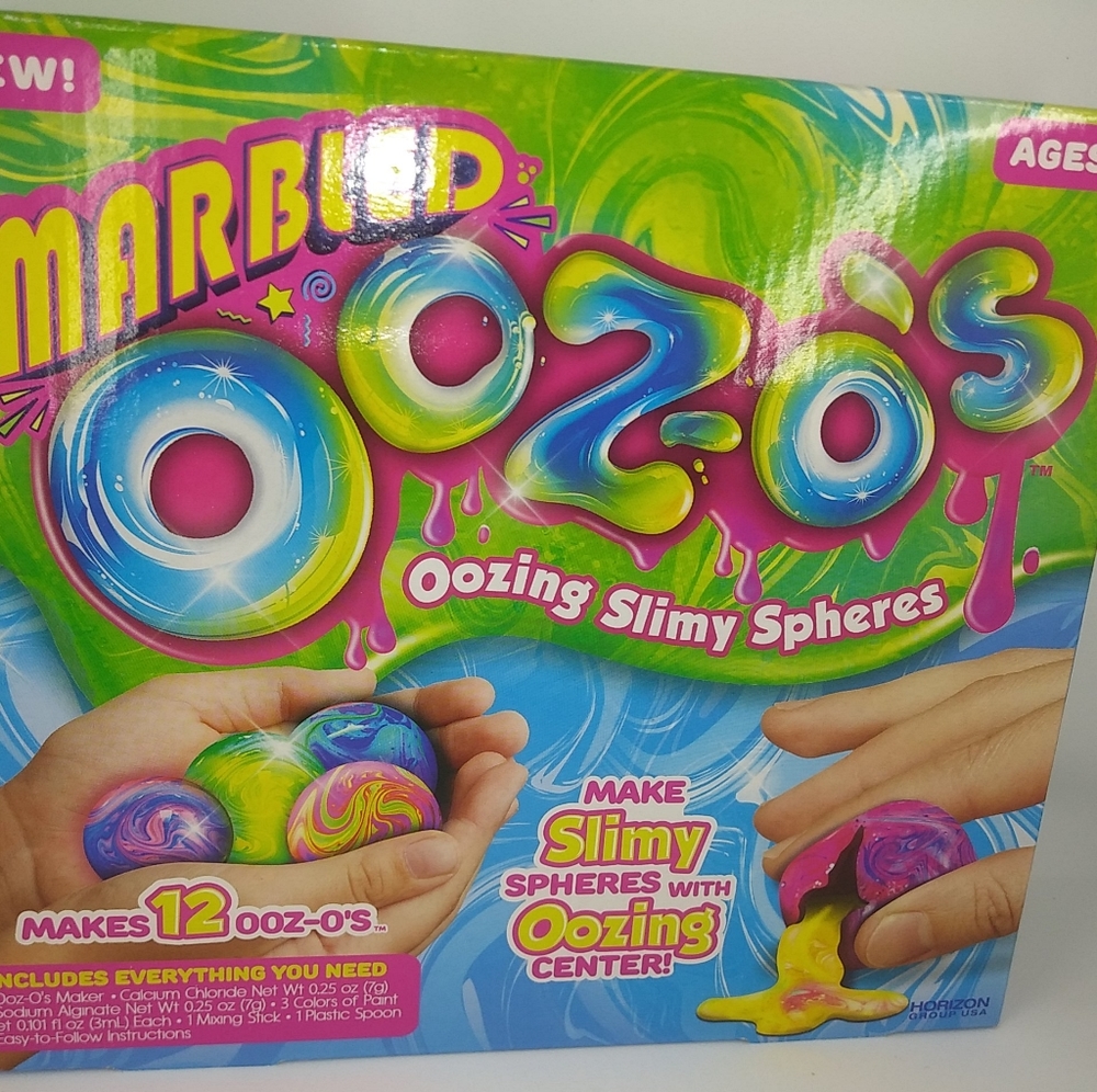 Marbled Ooz-o's Oozing Slimy Spheres Makes 12 KidK